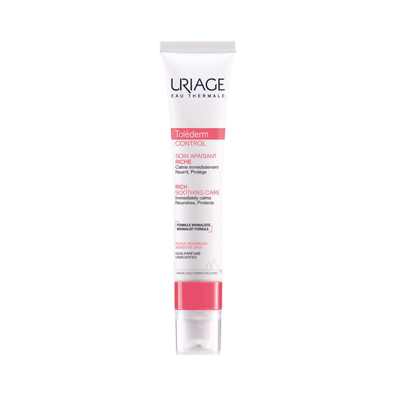 Uriage Toléderm Control Крем обогащенный успокаивающий 40 мл