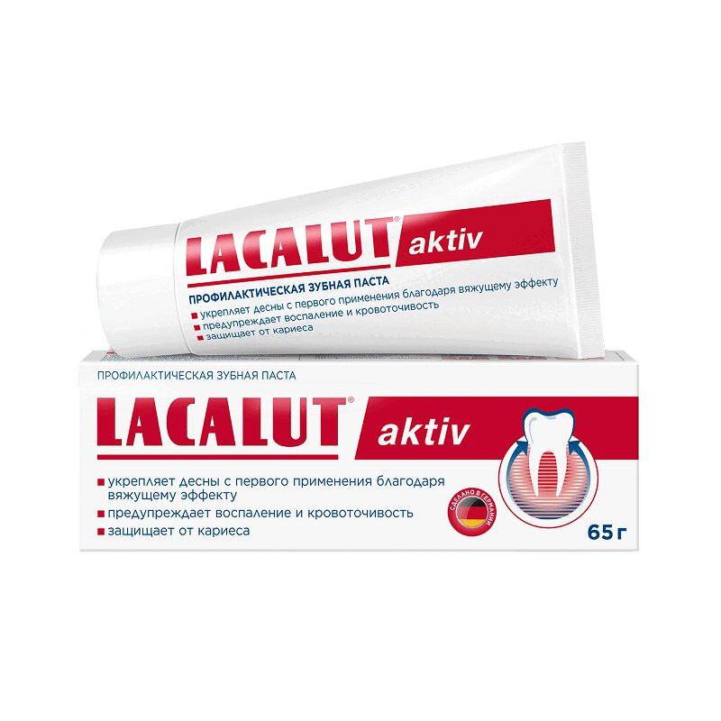 Lacalut Aktiv Зубная паста профилактическая 65 г