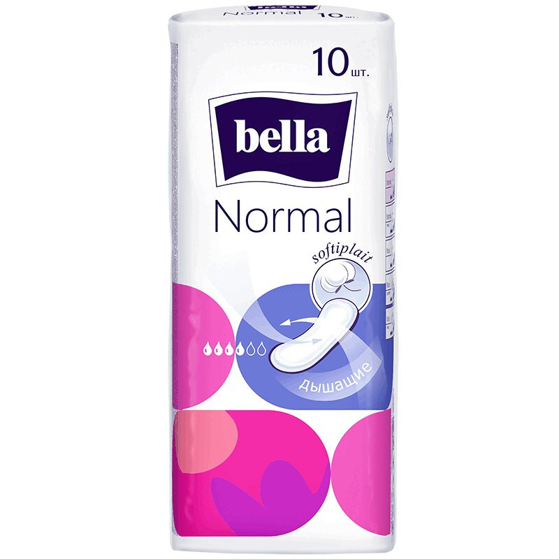 Bella Normal Прокладки гигиенические без крылышек 10 шт