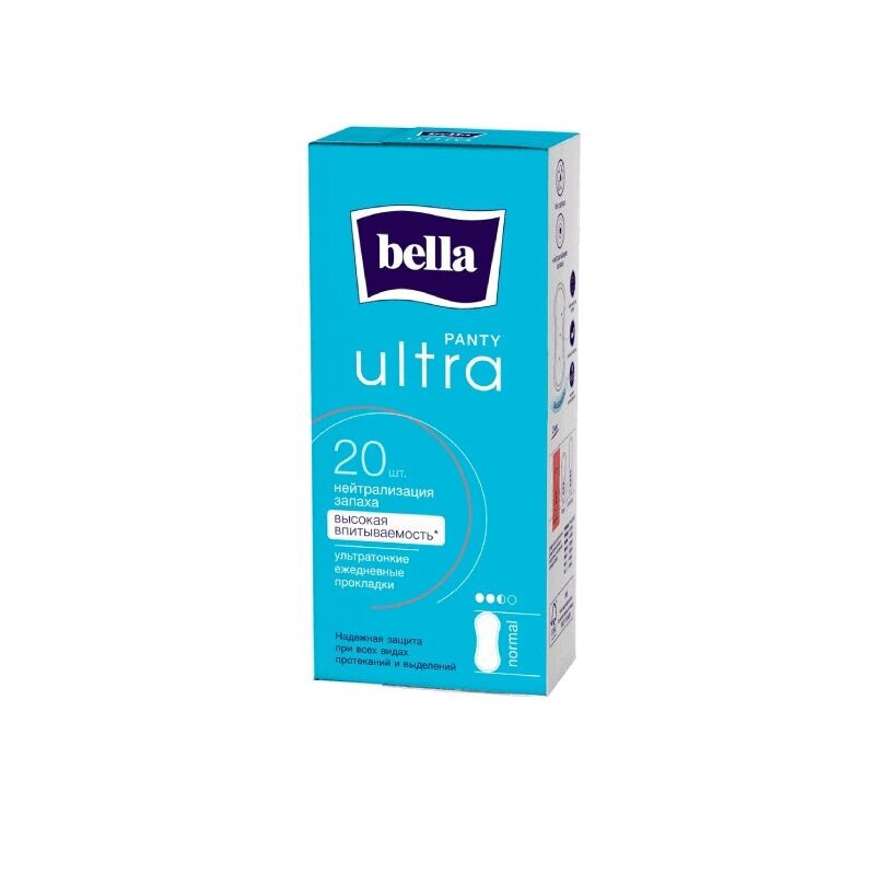 Bella Panty Ultra Normal Прокладки ежедневные ультратотонкие 18 шт