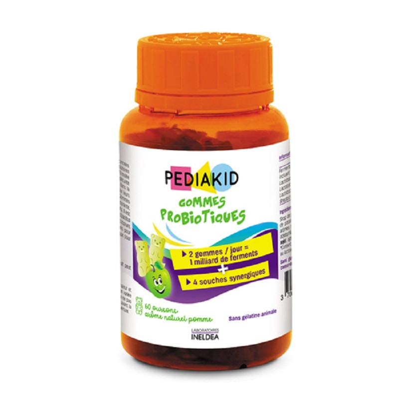 PEDIAKID Пробиотик жевательный мармелад Яблоко 60 шт