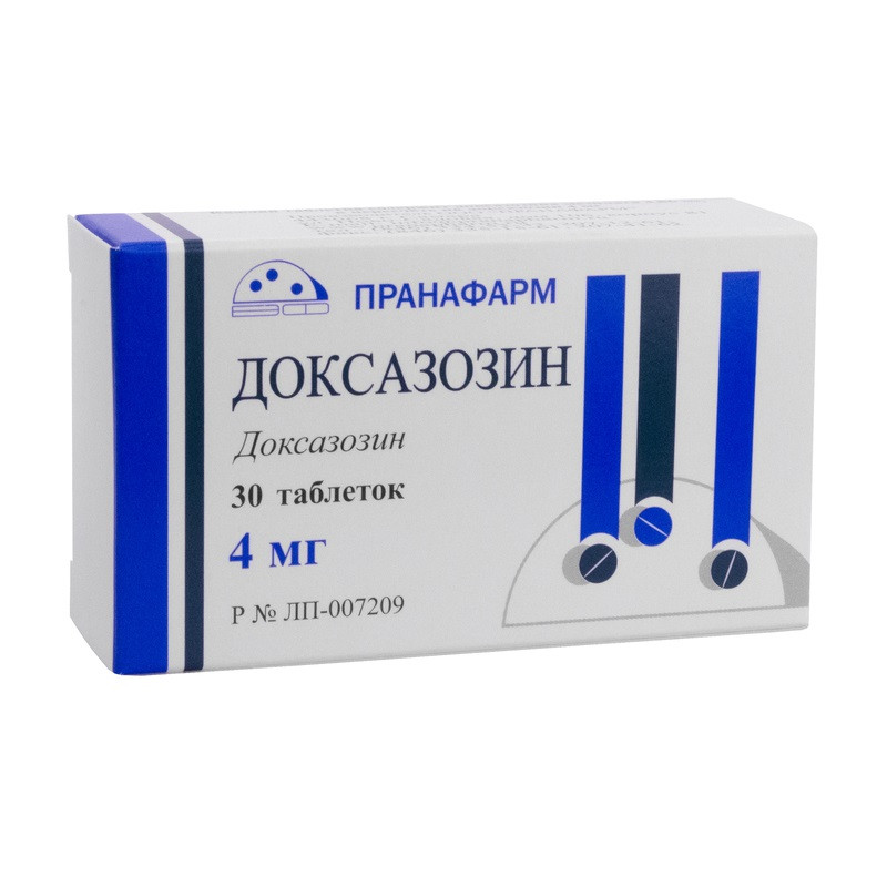 Доксазозин 4 мг таблетки 30 шт