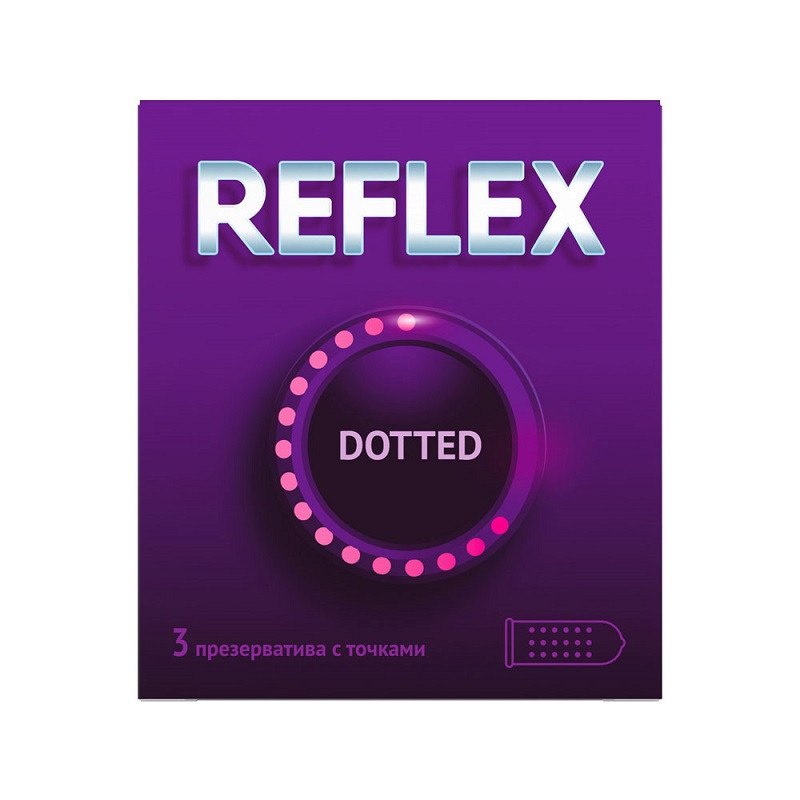 Reflex Dotted Презервативы с точками 3 шт
