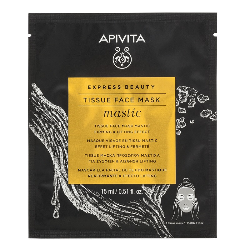 Apivita Express Beauty Маска для лица тканевая Мастика 15 мл