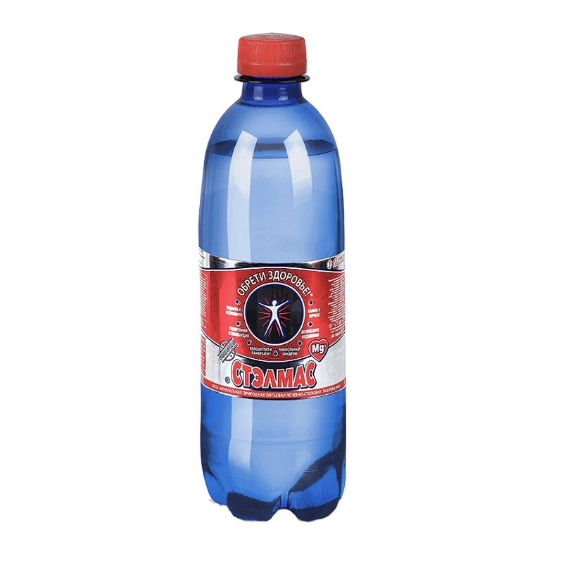 Стэлмас Mg+ Вода минеральная в пластике 0,5 л