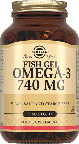 Solgar Рыбий жир Омега-3 740 мг капсулы 50 шт