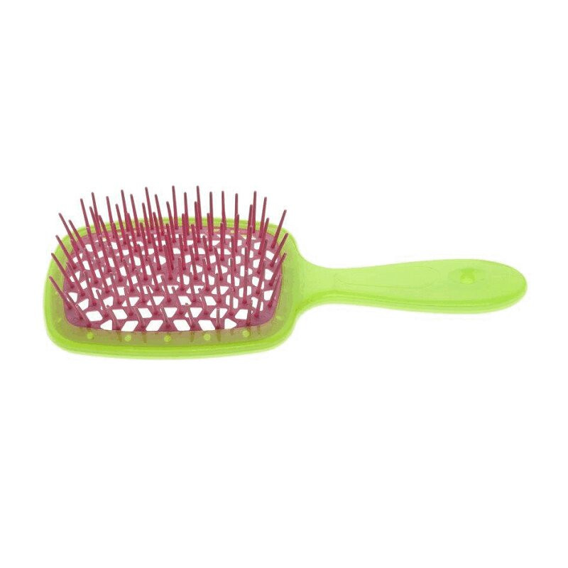 Janeke Superbrush Щетка для волос Салатовый-Розовый