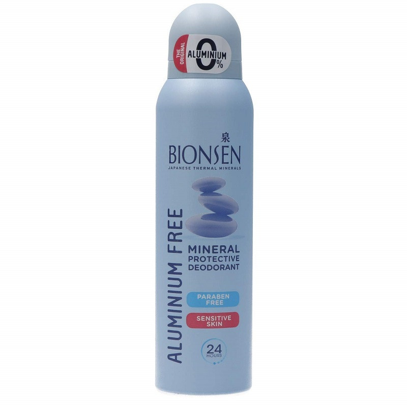 Bionsen Mineral Protective Дезодорант для чувствительной кожи аэрозоль 24 часа 150 мл