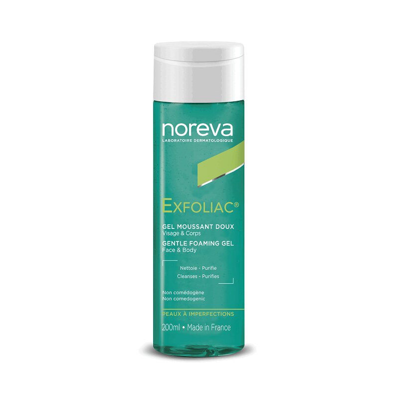 Noreva Exfoliac Гель для лица мягкий очищающий 200 мл 