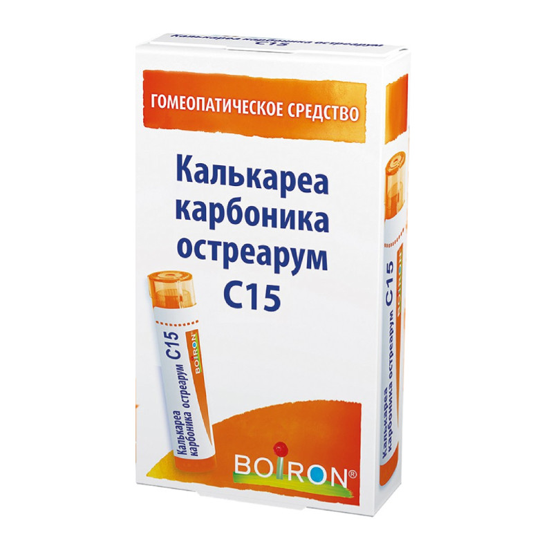 Калькареа Карбоника Остреарум С15 гранулы гомеопатические 4 г