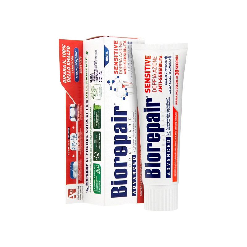 BioRepair  Сенситив Дабл Экшн Паста зубная против гиперчувствительности 75 мл