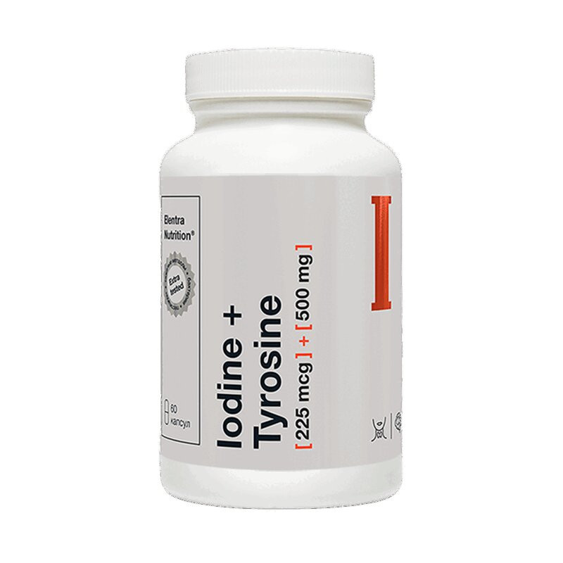 Elentra Nutrition Йод+Тирозин капсулы 60 шт