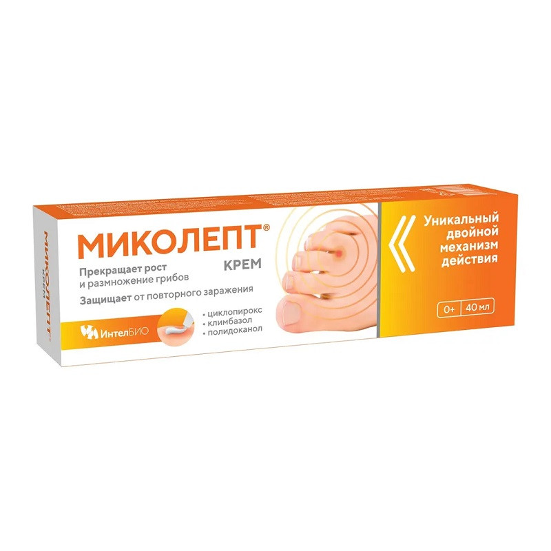 Миколепт крем для наружного применения 40 мл