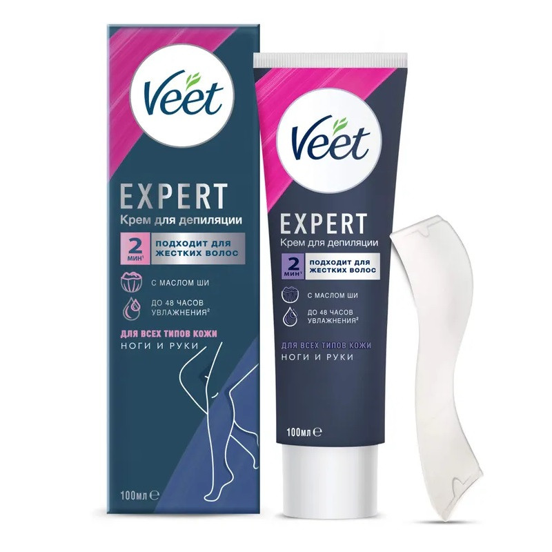 Veet Expert Крем для депиляции для всех типов кожи 100 мл