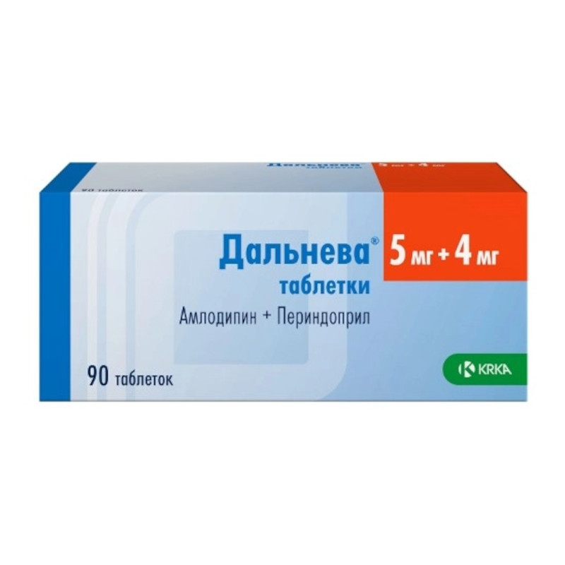Дальнева 5 мг+4 мг таблетки 90 шт