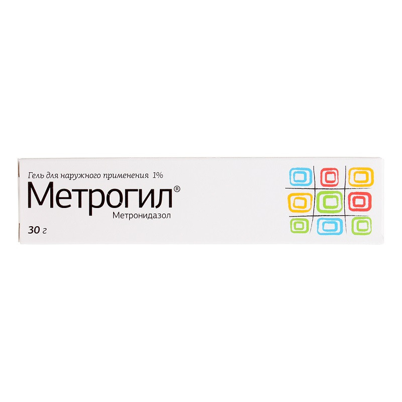Метрогил 1% гель для наружного применения 30 г