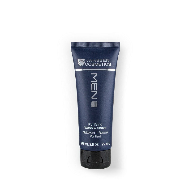 Janssen Cosmetics Крем для умывания и бритья нежный для мужчин 75 мл