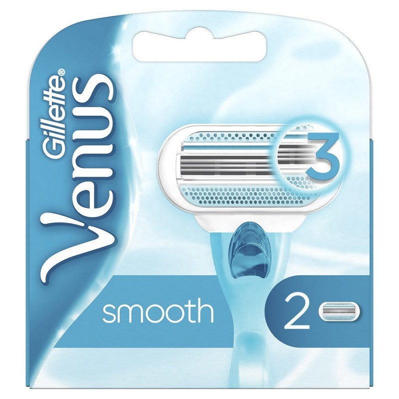 Gillette Venus Smooth Кассеты для бритвенного станка 2 шт