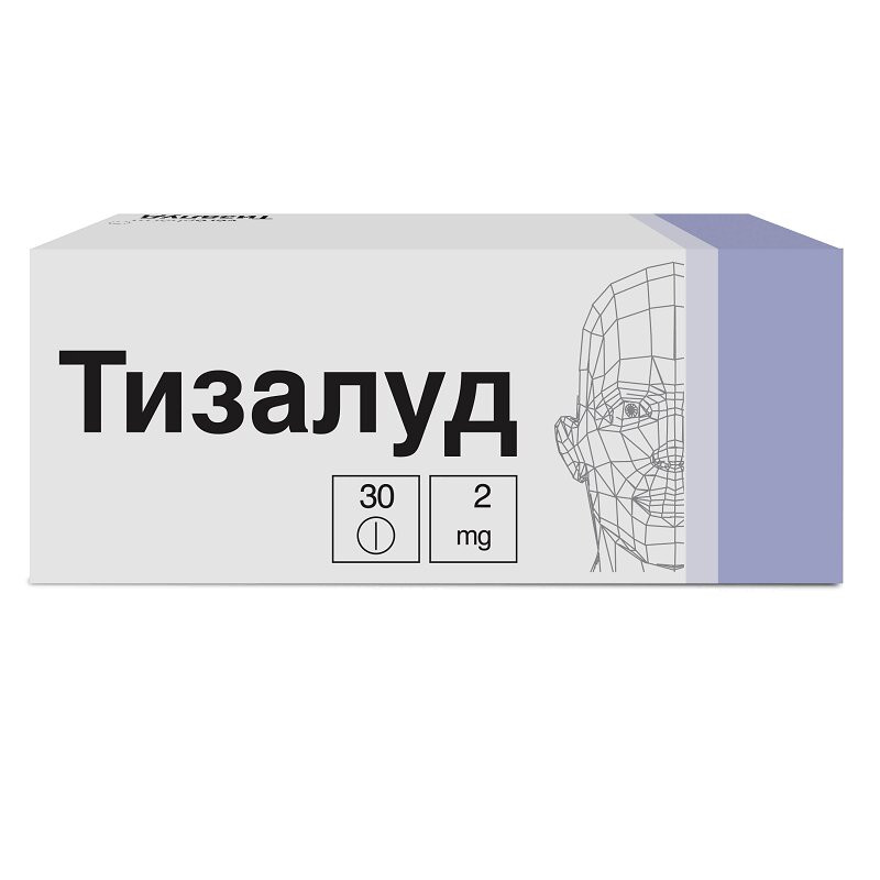 Тизалуд 2 мг таблетки 30 шт