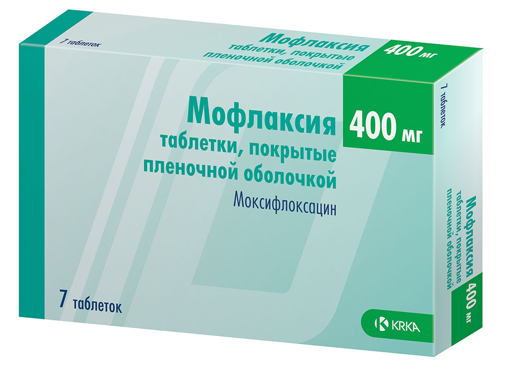 Мофлаксия 400 мг таблетки 7 шт