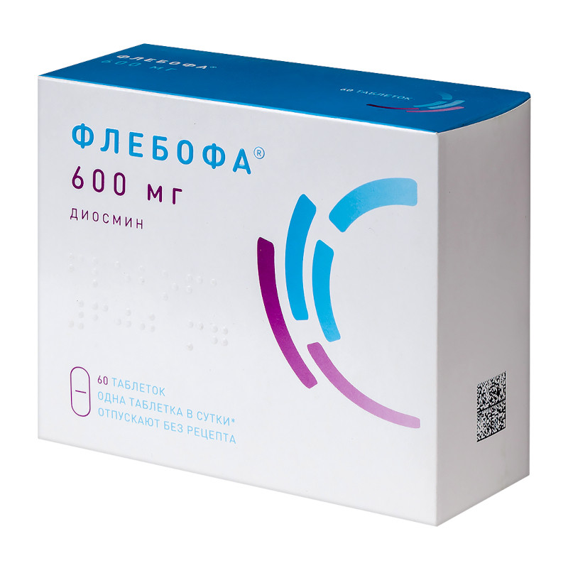 Флебофа 600 мг таблетки 60 шт
