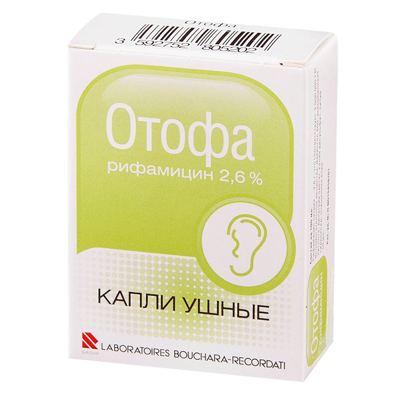 Отофа капли ушные 10 мл