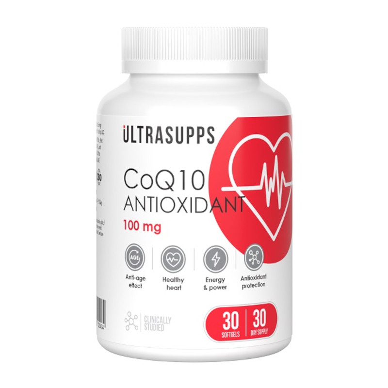 Ultrasupps Коэнзим Q10 100 мг капсулы 30 шт