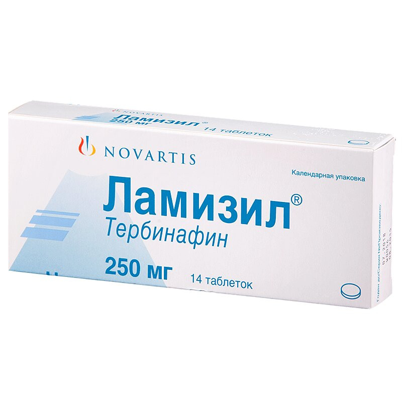 Ламизил 250 мг таблетки 14 шт