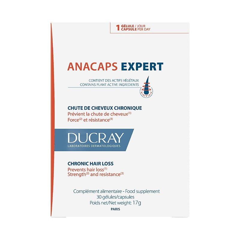 Ducray Anacaps Expert для волос и кожи головы капсулы 30 шт