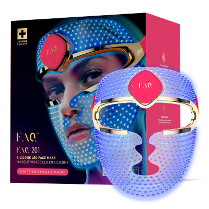 Foreo FAQ 201 LED-Маска для лица ультралегкая с 3 типами света