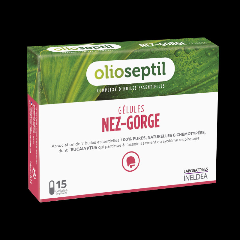Olioseptil Nez-Gorge Нос-Горло капсулы 15 шт