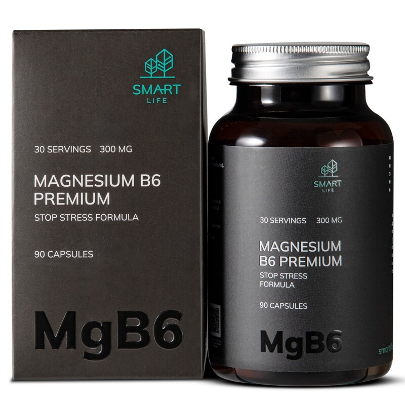 SmartLife Магний В6 Премиум капсулы 90 шт