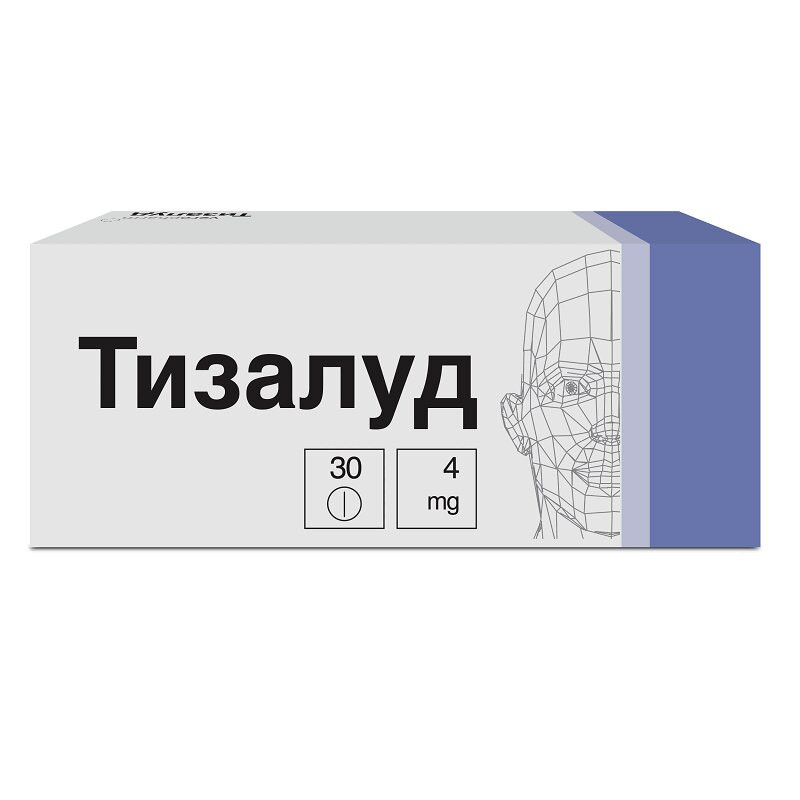 Тизалуд 4 мг таблетки 30 шт