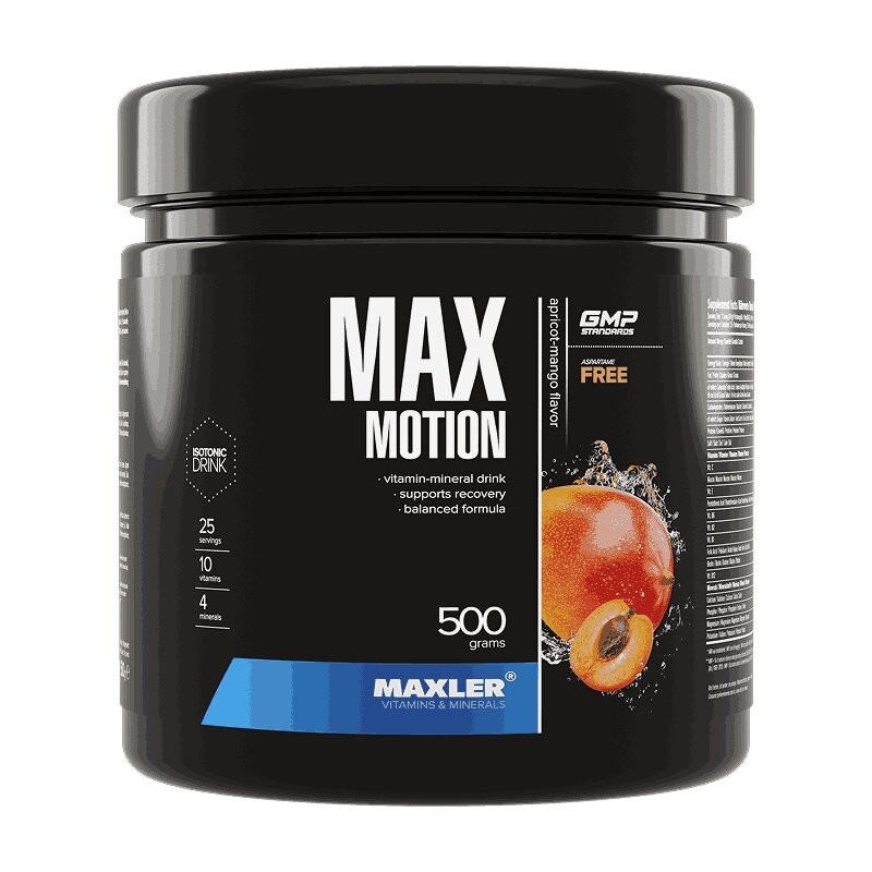 Maxler Max Motion Тренировочный комплекс порошок Абрикос-Манго 500 г