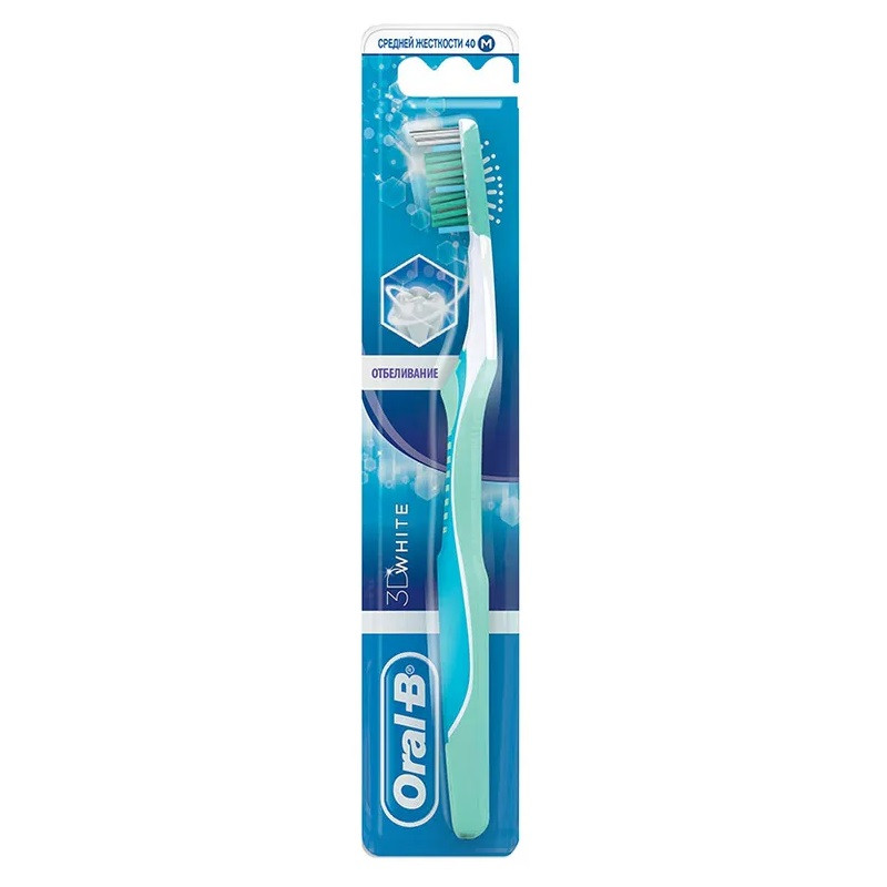Oral-B PRO-3D White Зубная щетка отбеливающая Средняя жесткость