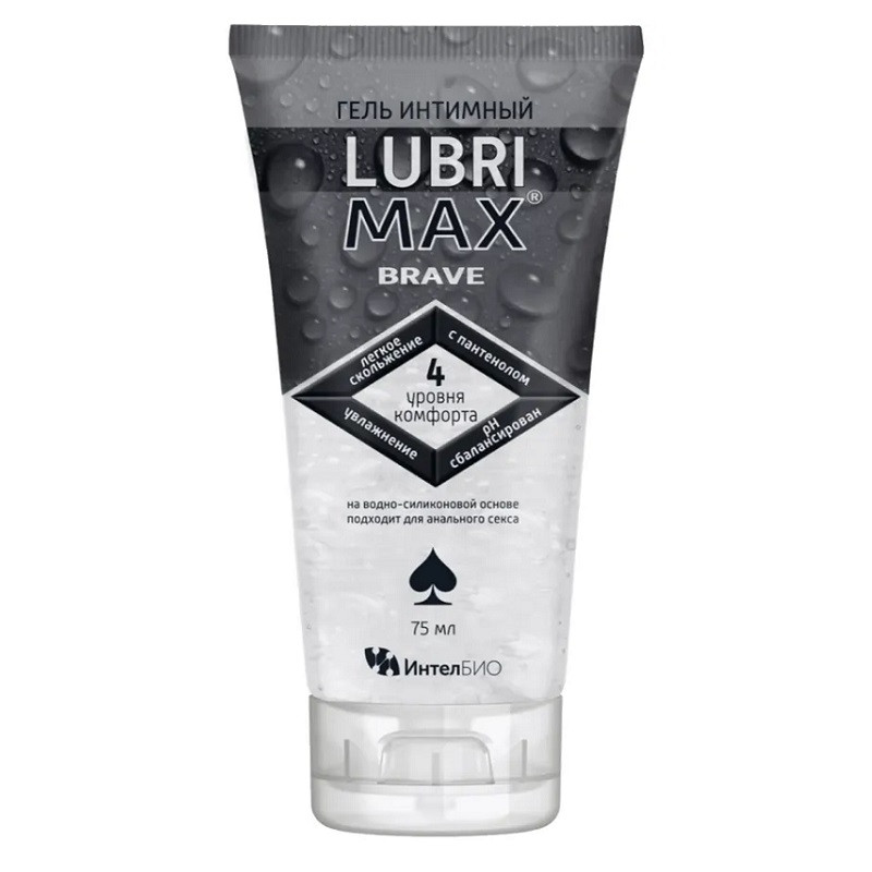lubrimax Brave Гель интимный на водно-силиконовой основе 75 мл