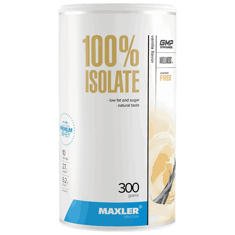 Макслер 100% Изолят пор.300 г Ваниль