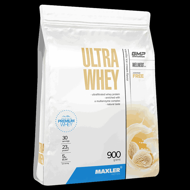 Maxler Ultra Whey Белковая сыворотка порошок Ванильное мороженое 900 г
