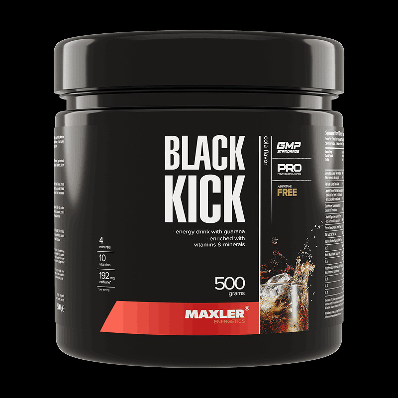 Maxler Black Kick Предтренировочный комплекс порошок Кола 500 г