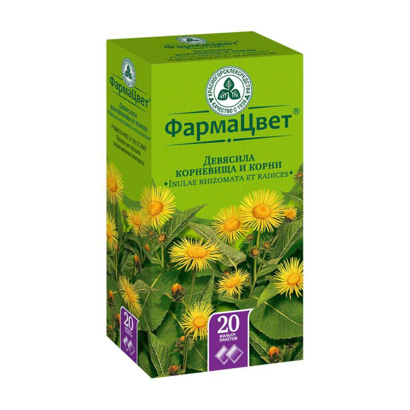 Девясила корневища и корни фильтр-пакеты 1,5 г 20 шт