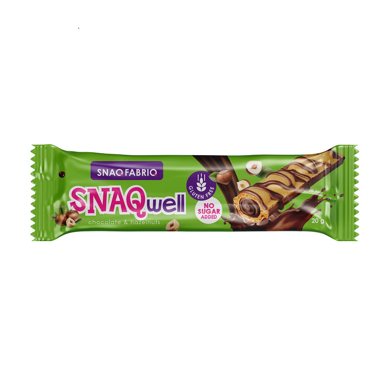 Snaq Fabriq Батончик вафельный Шоколадно-ореховая паста 20 г