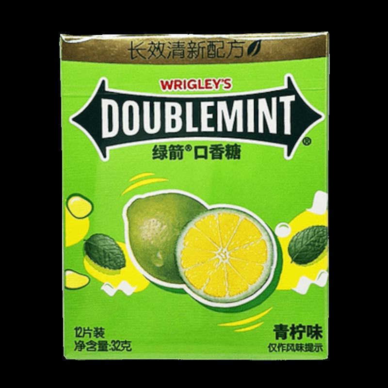 Wrigley's Doublemint Резинка жевательная Лайм-Лимон 12 шт