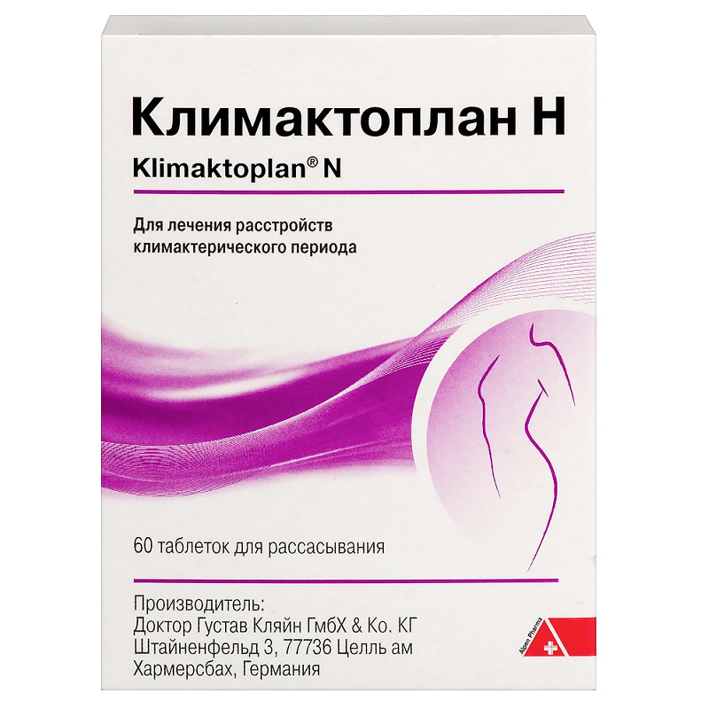 Климактоплан Н таблетки для рассасывания 60 шт