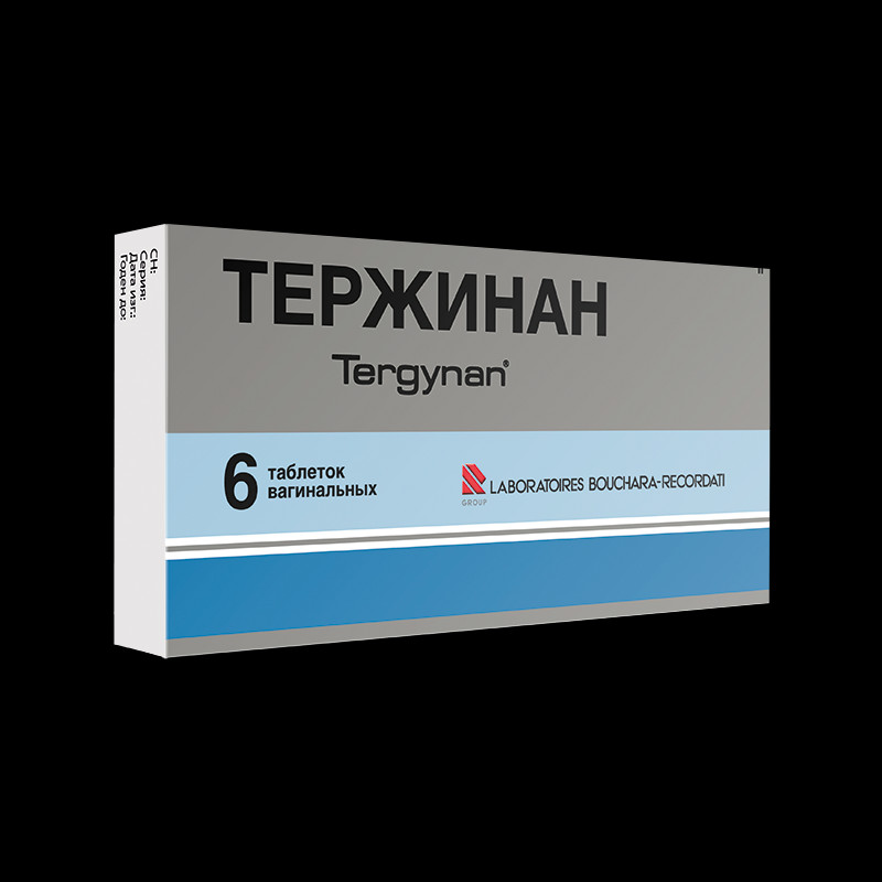Тержинан таблетки вагинальные 6 шт