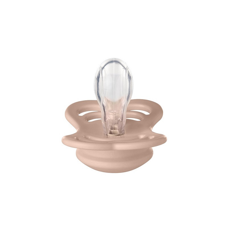 Bibs Суприм Пустышка силиконовая с 0мес.1 шт пудровый