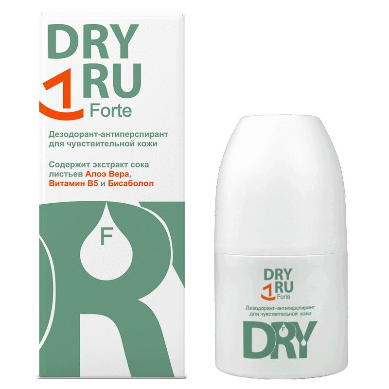 DRY RU Форте Дезодорант-антиперспирант для чувствительной кожи 50 мл