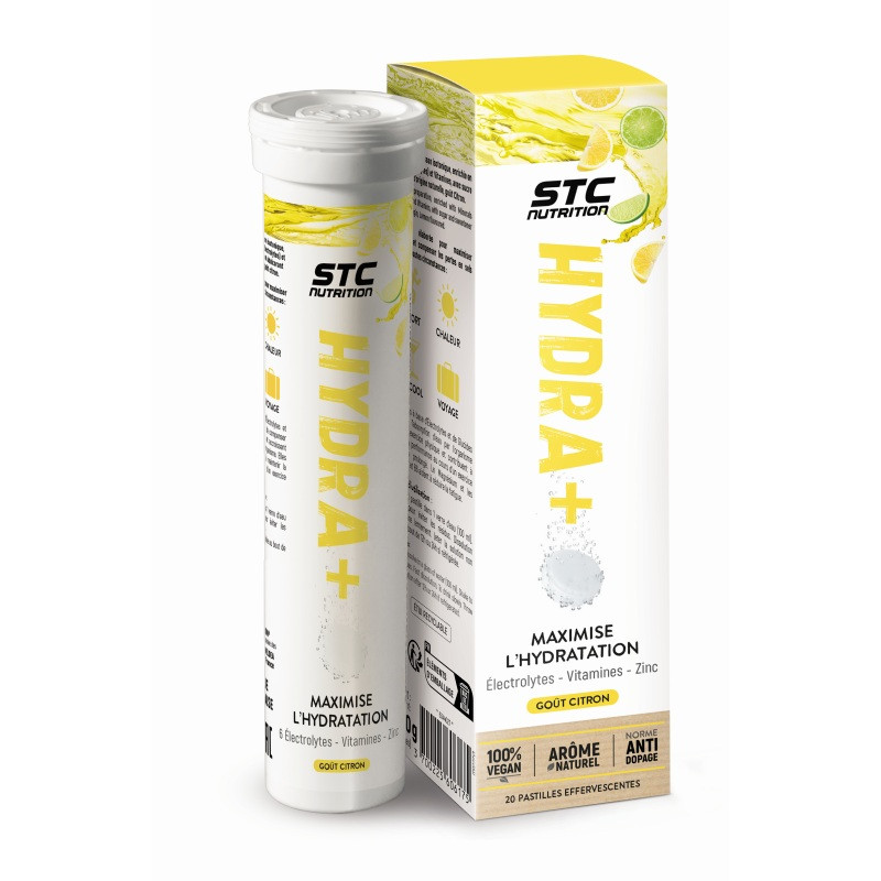 STC Nutrition Гидра+ таблетки шипучие Лимон 20 шт