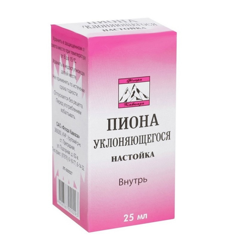 Пиона уклоняющегося настойка 25 мл