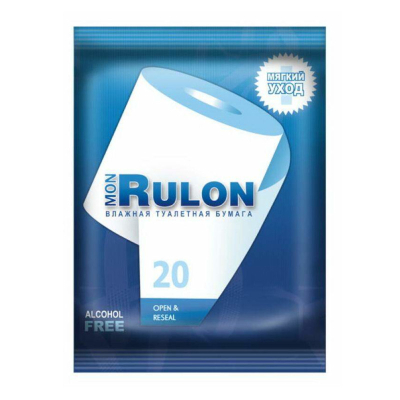 Mon Rulon Бумага туалетная влажная 20 шт