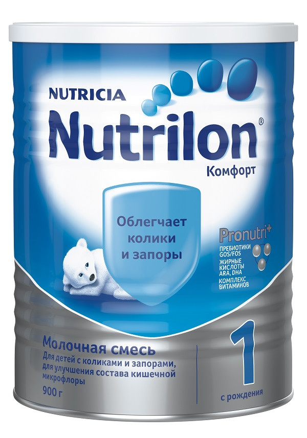 Nutrilon 1 Комфорт смесь сухая молочная 0-6 месяцев 900 г